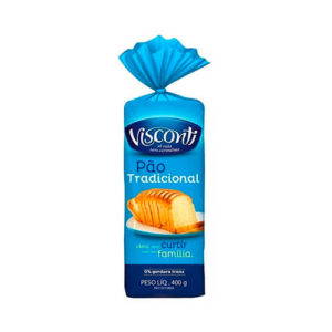 PÃO VISCONTI TRADICIONAL 8X400G - 1547