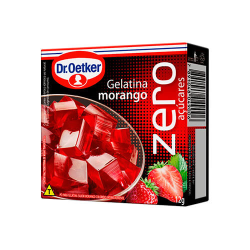 GELATINA DR OETKER ZERO MORANGO 36X12G 1600 JCA FOODS
